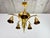 Vienna secession brass chandelider by Dagobert Peche in excellent original condition. This piece is attributed to the...