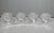 Contemporary Vintage Josair Napoleon Cut Crystal Wine Glasses, Set of 4, 5 7/8 In For Sale - Image 3 of 9
