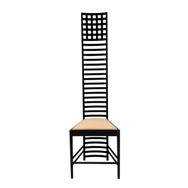 Black Hill House 1 Chair by Charles Rennie Mackintosh for Cassina, Italy, 1980s For Sale - Image 8 of 14