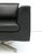 Black Minimalist Black Leather Swivel Club Chairs, 1990s, Set of 2 For Sale - Image 8 of 11