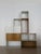 Stackable and freely combinable bookcase, Samara series, designed by Derk Jan De Vries for Maisa, composed of 9 modular...