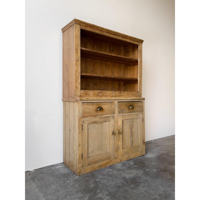 Antique Victorian Pine Hutch | Kitchen Dresser For Sale - Image 4 of 9
