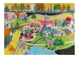 Kay Ameche, Spring in Gettysburg, Screenprint
