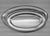 English 1960 Vintage Mappin & Webb Silver Oval Platters, Bead Mount- Set of 2 For Sale - Image 3 of 11