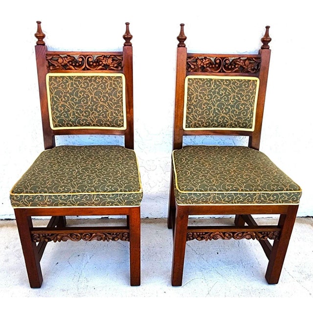 Italian Dining Chairs Tuscan Revival For Sale In Miami - Image 6 of 11