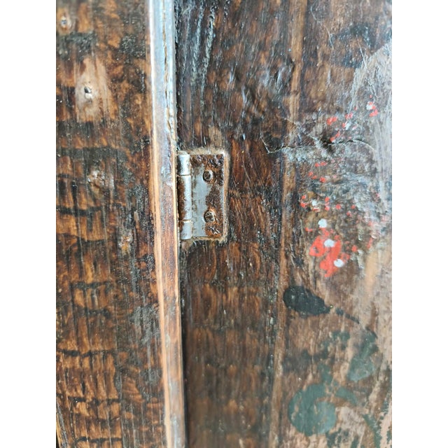 Antique Folk Corner Cabinet, 1850 For Sale - Image 15 of 18