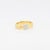 Gold Tiffany & Co. 18k Gold & Diamond Signature X Band Ring For Sale - Image 8 of 10