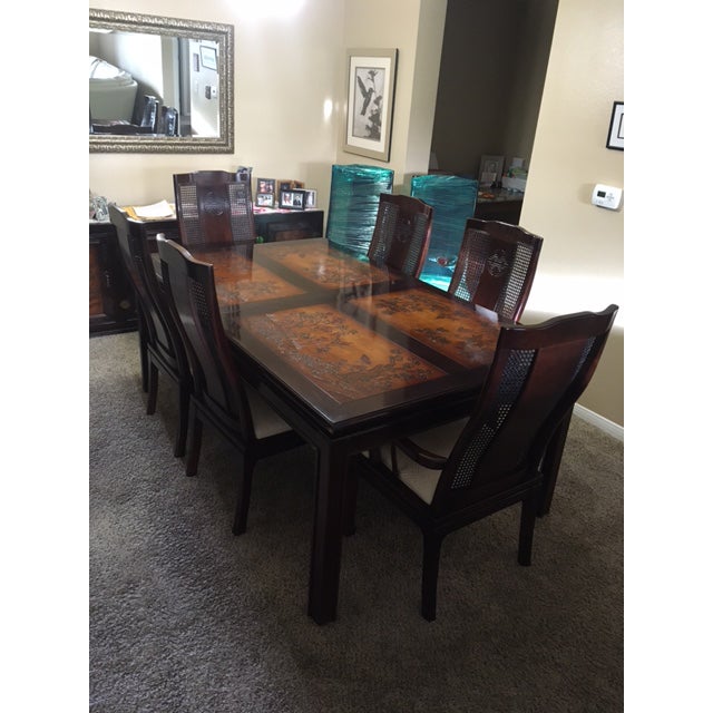 1980s Bernhardt "Shibui" Asian Dining Set Chairish