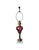 Early 20th Century Marble and Cranberry Glass Table Lamp For Sale - Image 4 of 12