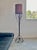Tree-Like Welded Iron Floor Lamp With Woven Wood Shade For Sale - Image 4 of 17