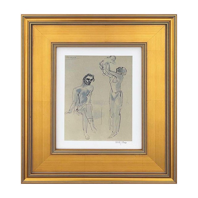 Artist: Pablo Picasso Country: Spain Title: Couple With Child Medium: Giclees Marks: Limited Edition numbered, not signed...