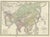 Antique map titled 'General Map of Asia'. Large map of the Asian continent. This map originates from 'Atlas of Modern...