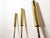 Brass Wall Mount ~ Mid Century Modernist Brass Fireplace Tools Set ~ Donald Deskey Era For Sale - Image 8 of 17