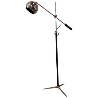 Robert Sonneman Chrome Eyeball Extension Arm Floor Lamp For Sale