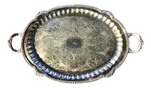 27" Silver Platter by Pilgrim