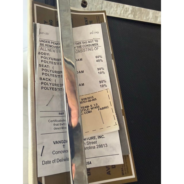 Design Plus Gallery presents a Set of Six Side Chairs by Michael Weiss for Vanguard. This matching set offers a cohesive...