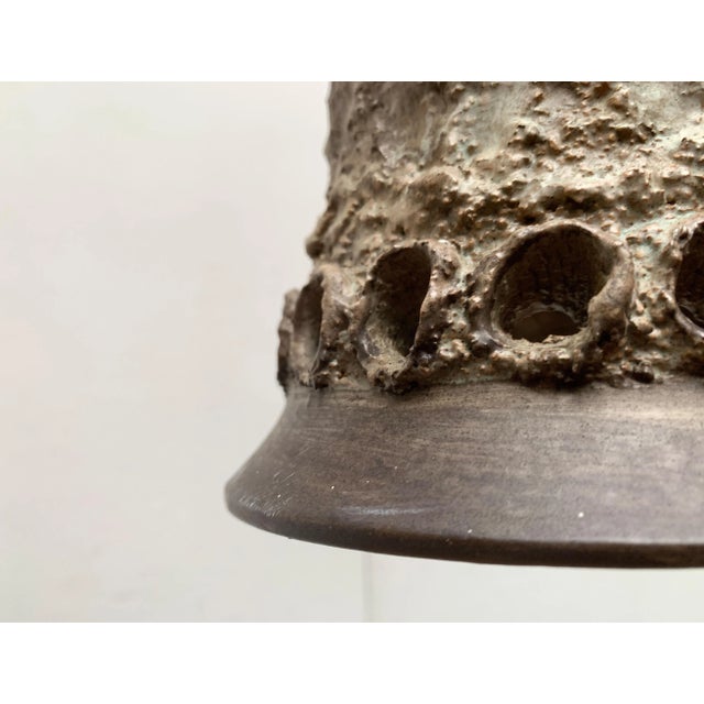Mid-Century Modern Danish Brutalist Ceramic Pendant from Judi Kunst For Sale - Image 15 of 18
