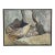 D. 1971 Mid-Century Modernist Painting Signed White For Sale