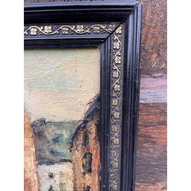 Lively Landscape, Oil on Panel, 1800s, Framed For Sale - Image 4 of 8