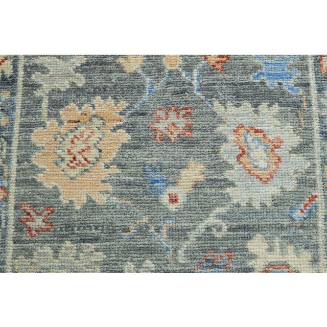 Textile Turkish Oushak Rug 2' x 3'1" #17017 For Sale - Image 7 of 8