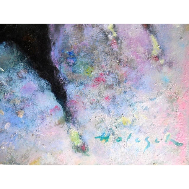 Realism Denes de Holesch, Western Scene (Cowboy on Horseback) For Sale - Image 3 of 3