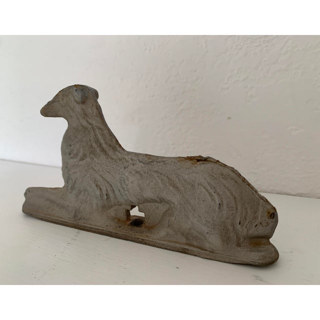 1960s Vintage Dog Gate Fence Topper Ornament For Sale - Image 5 of 5