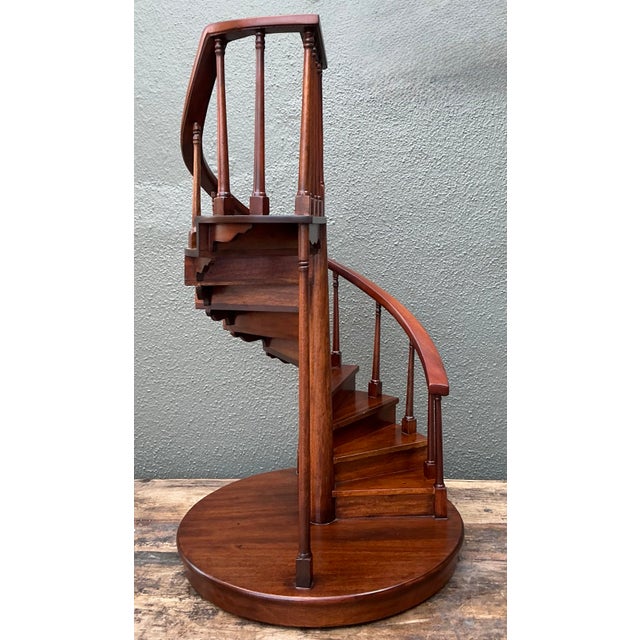 Vintage Spiral Staircase Model For Sale - Image 11 of 12