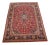 Middle Eastern Hand-Knotted Keschan Rug with Medallion For Sale