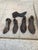 Collection of Five Antique Cast Iron Shoe Last For Sale - Image 9 of 9