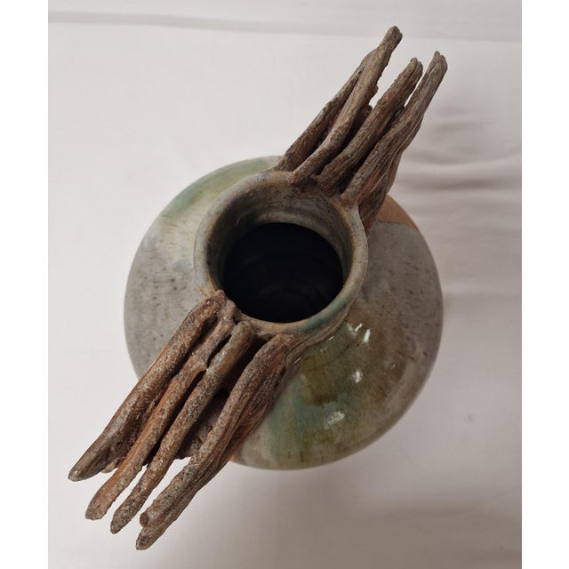 Handmade Ceramic Vase, 1970s For Sale - Image 10 of 13