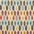 Sample - Schumacher Sunara Ikat Fabric in Confetti For Sale