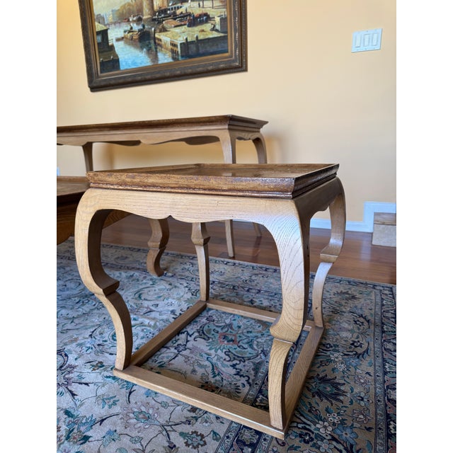 Set of Three Matching Marge Carson Tray Tables For Sale - Image 11 of 15