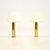 A large and impressive pair of vintage Swedish brass table lamps by Borens. They were recently imported from Sweden, they...