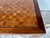 Traditional Late 20th Century An Henredon Asian Style Walnut Side Table With Checkerboard Veneered Top For Sale - Image 3 of 6
