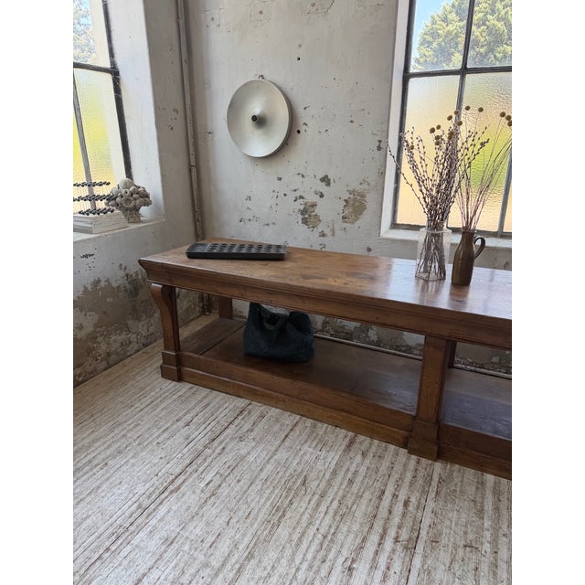 Wood Glovemakers Drapers Table in Oak, 1900 For Sale - Image 7 of 18