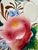 Vintage Italian Hand-Painted Floral Snack Plates With Cup Rests - Set of 8 For Sale - Image 4 of 13