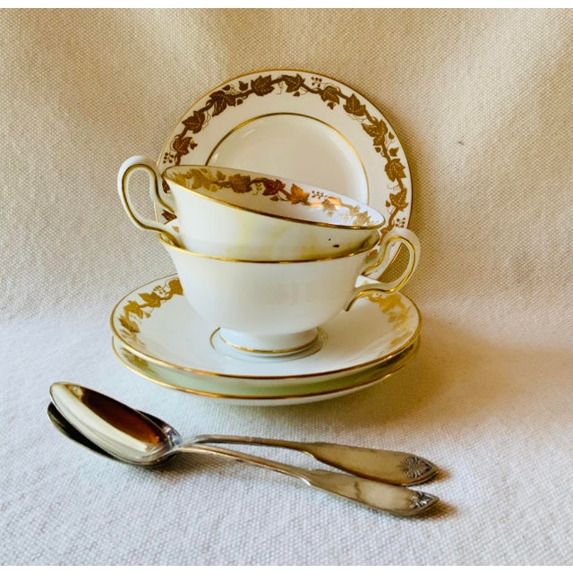 ….A dainty and delightful trio for the collector who appreciates the finer details of afternoon tea. This elegant grouping...