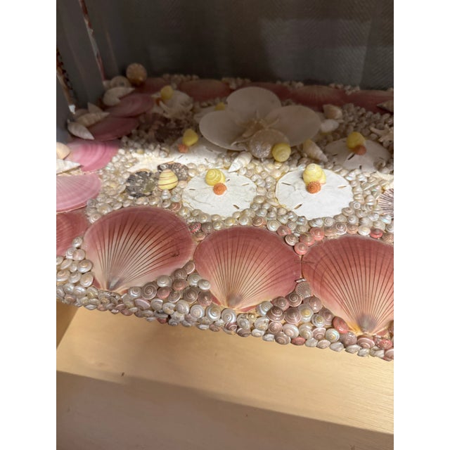 Seashell Side Table W/ Drawer For Sale - Image 9 of 12