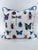 Textile Early 21st Century Embroidered Insect Decorative Pillow For Sale - Image 7 of 7