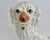 White Antique 19th C White Staffordshire Spaniel Mantel Dogs - A Pair For Sale - Image 8 of 18