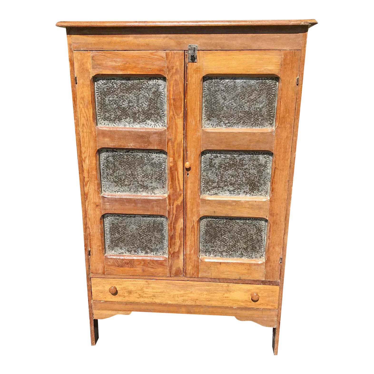 19th Century Antique Southern Pine Pie Safe Chairish