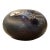 Isle of Wright Glass Azurene Gold Dome Paperweight For Sale