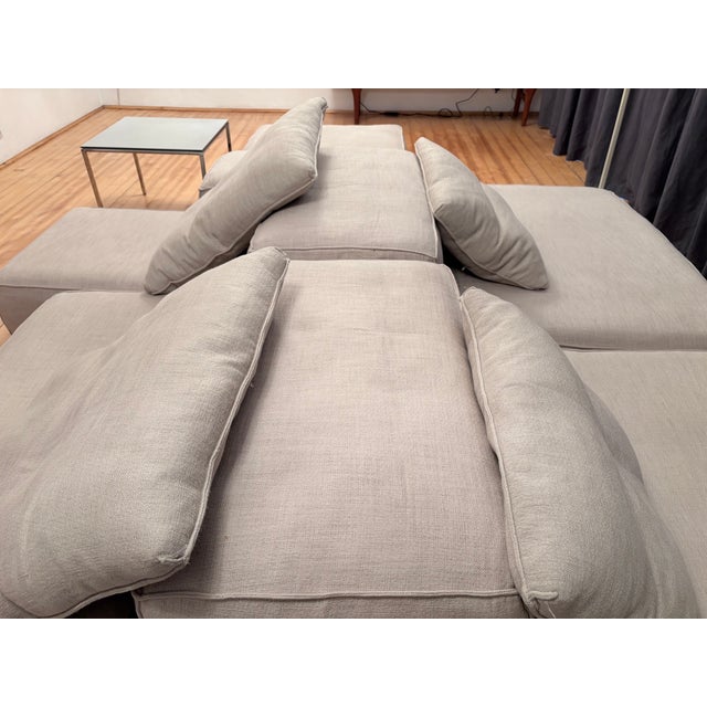 Beige Modular Sofa by Piero Lissoni for Living Divani, Italy, 2010s, Set of 14 For Sale - Image 8 of 18