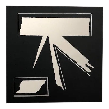 Contemporary Black and White Acrylic Painting on Canvas by Susan Cohen For Sale