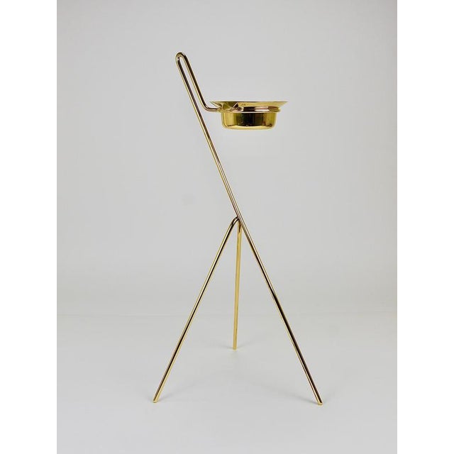 1950s Brass Standing Floor Ashtray by Carl Auböck, Austria, 1950s For Sale - Image 5 of 18