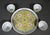 Vintage Jingdezhen Mun Shou Longevity Tea Serving Set With Tray and 4 Cups For Sale In Austin - Image 6 of 12