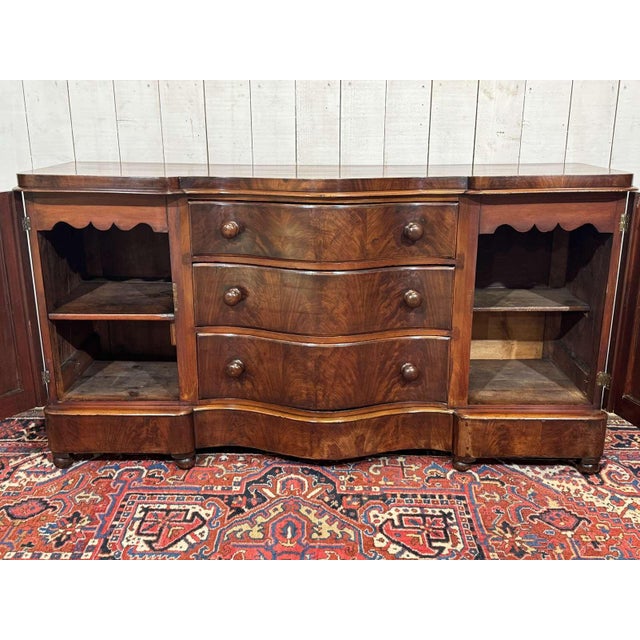 Antique Victorian Mahogany Sideboard, 1800s For Sale - Image 4 of 18