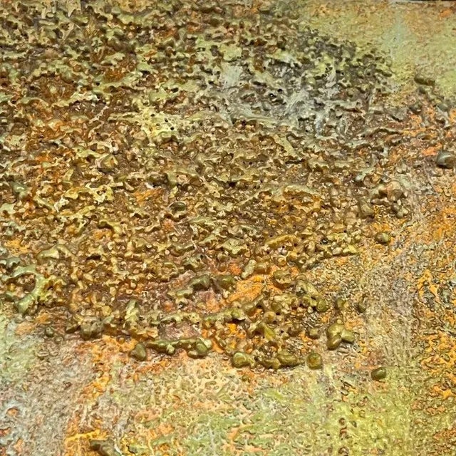 Wood "Radiant Pledge" Abstract Expressionist Painting by Frederick Terna For Sale - Image 7 of 11