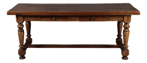 Antique Large Walnut Table, 1910s