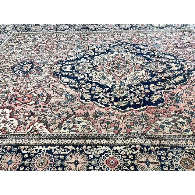 Traditional Antique Persian Sarouk Feraghan Rug, 4'3" × 6'4" For Sale - Image 3 of 9